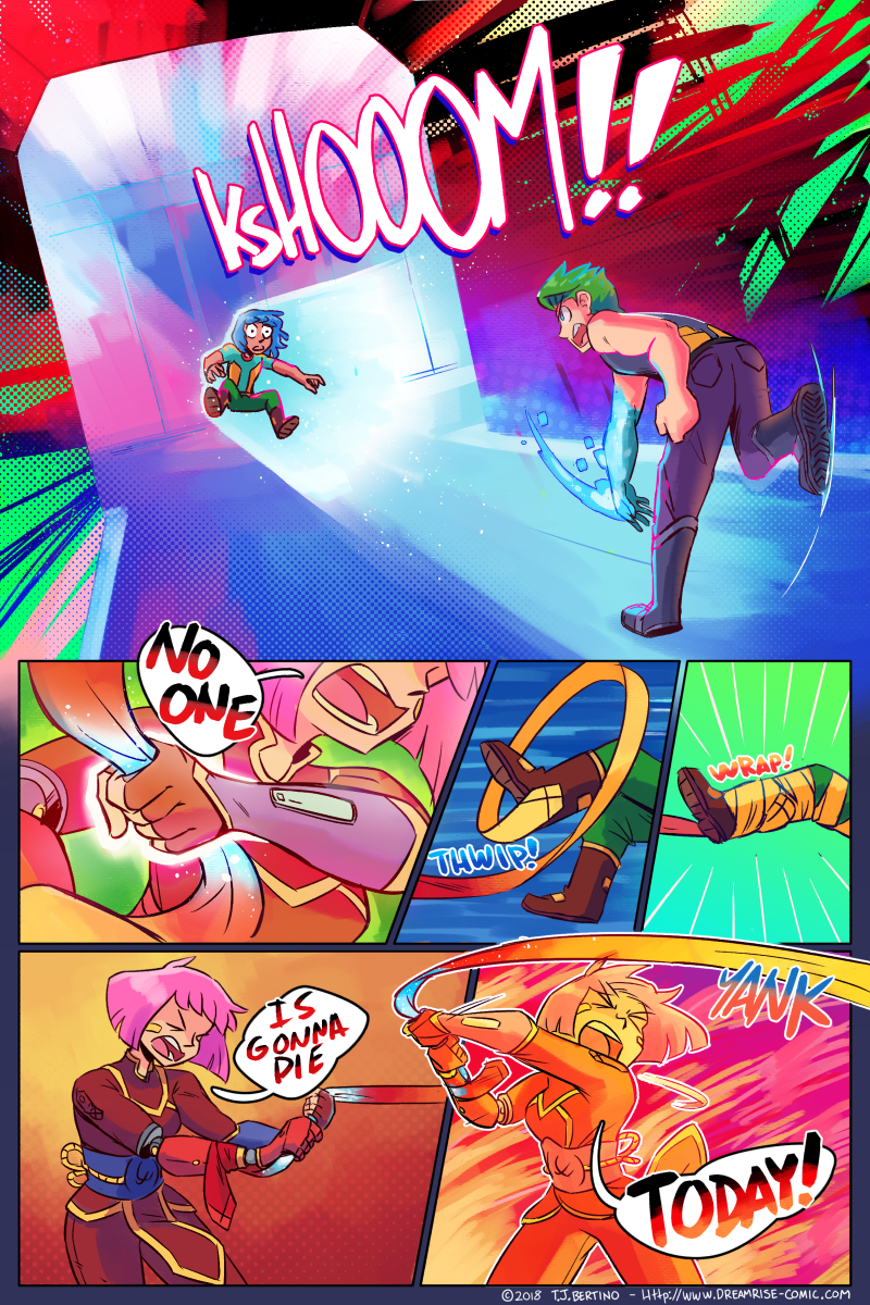 Kara accidentally turned her scarf into a bat last time this happened. Didn't end well.